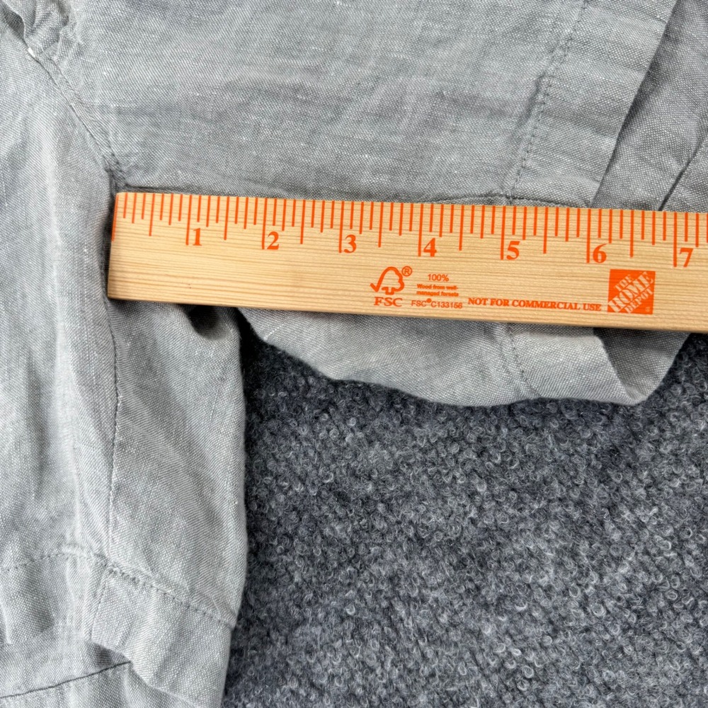 J. Crew Stanton Baird McNutt Irish 100% Linen Shorts Mens 33 Gray Summer Coastal - Picture 4 of 7